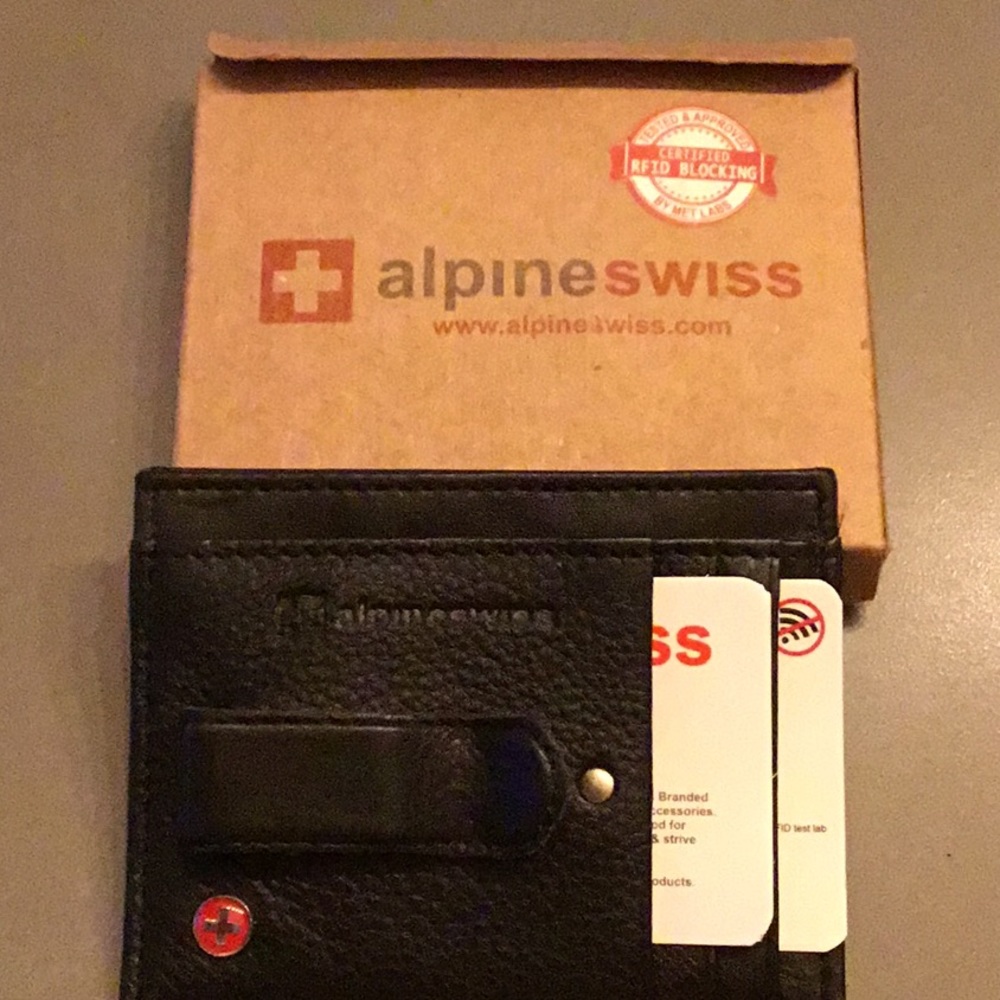 Alpine Swiss RIFD Blocking Wallet
